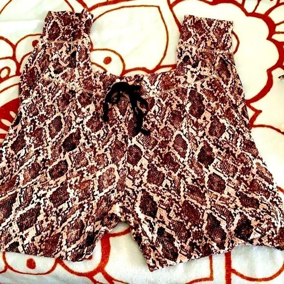 Rachel Zoe Python Pajama pants Joggers.XS - Picture 7 of 12